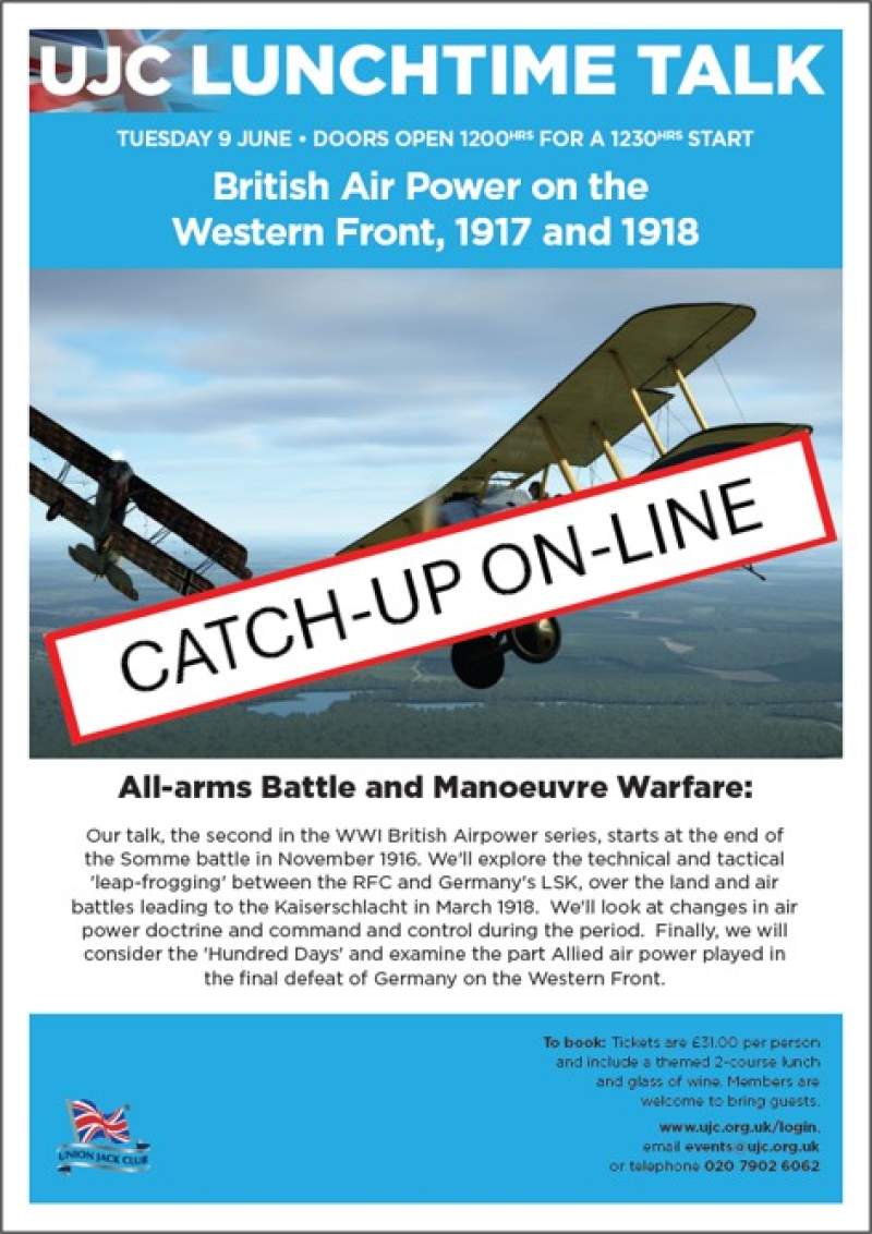 CATCH-UP: British Airpower 1916-18 poster image