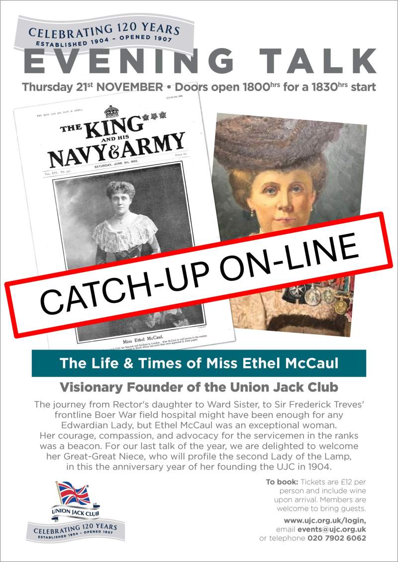 CATCH-UP online: UJC Founder, Ethel McCaul  poster image