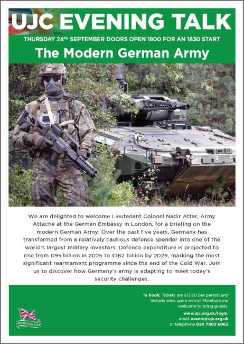 Evening Talk: The Modern German Army poster image