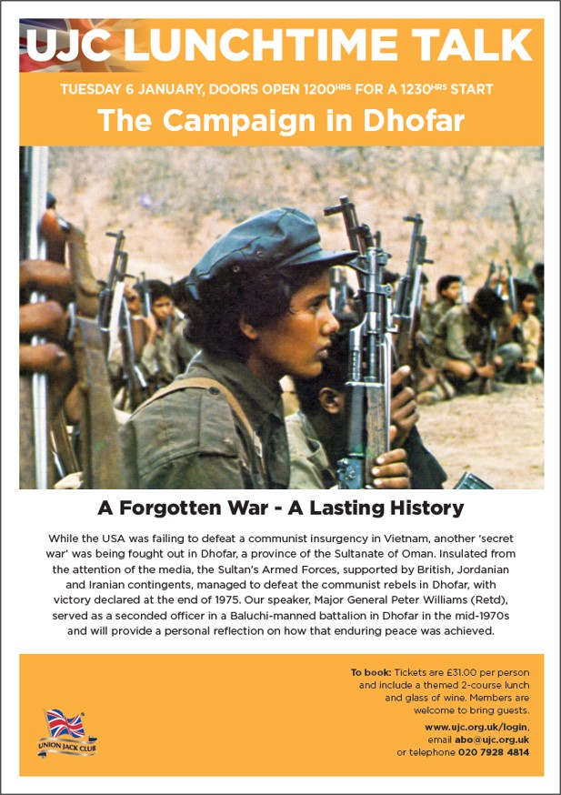 Lunchtime Talk: The Campaign in Dhofar