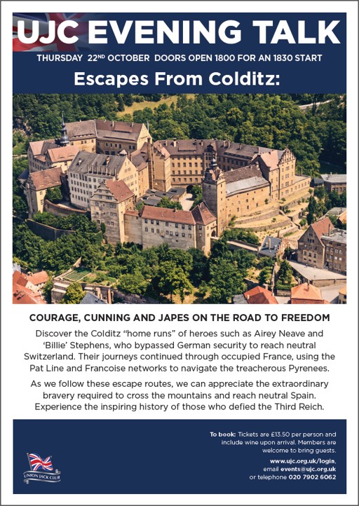 Evening Talk: Escapes From Colditz 